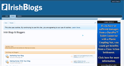 Desktop Screenshot of irishblogs.com