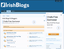 Tablet Screenshot of irishblogs.com